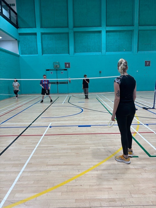 Casual Friendly Badminton